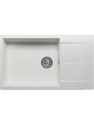 Кухонная мойка Polygran GALS 862 белый хлопок