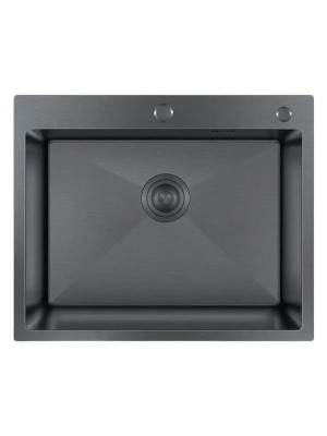 Кухонная мойка КромРус H6045B черный