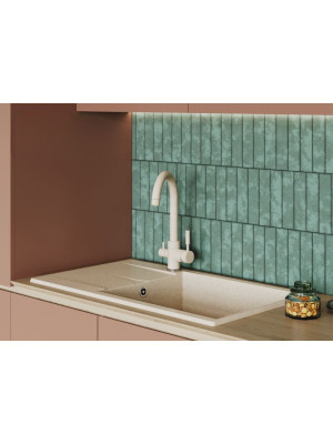 Кухонная мойка Polygran GALS 862 опал интерьер 3