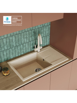 Кухонная мойка Polygran GALS 862 опал интеррьер