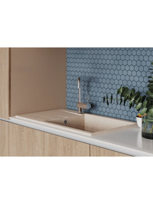 Кухонная мойка Polygran GALS 862 песочный интерьер 3