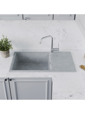Кухонная мойка Polygran GALS 862 светло-серый интерьер