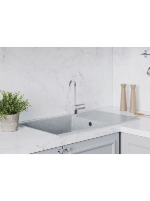 Кухонная мойка Polygran GALS 862 светло-серый интерьер 3