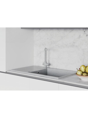 Кухонная мойка Polygran GALS 862 серый интерьер 3