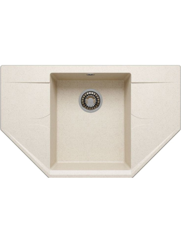 Кухонная мойка Polygran RIFF 800 кремовый