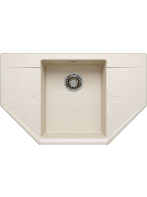 Кухонная мойка Polygran RIFF 800 кремовый