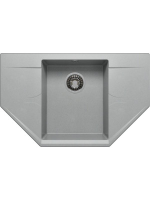 Кухонная мойка Polygran RIFF 800 серый