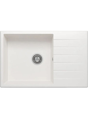 Кухонная мойка Polygran DEKA 780 белый хлопок