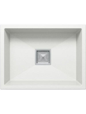 Кухонная мойка Polygran Blade 550 белый хлопок