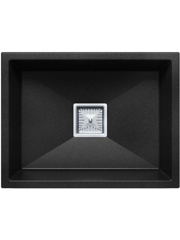 Кухонная мойка Polygran Blade 550 космос черный металлик
