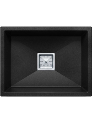 Кухонная мойка Polygran Blade 550 космос черный металлик