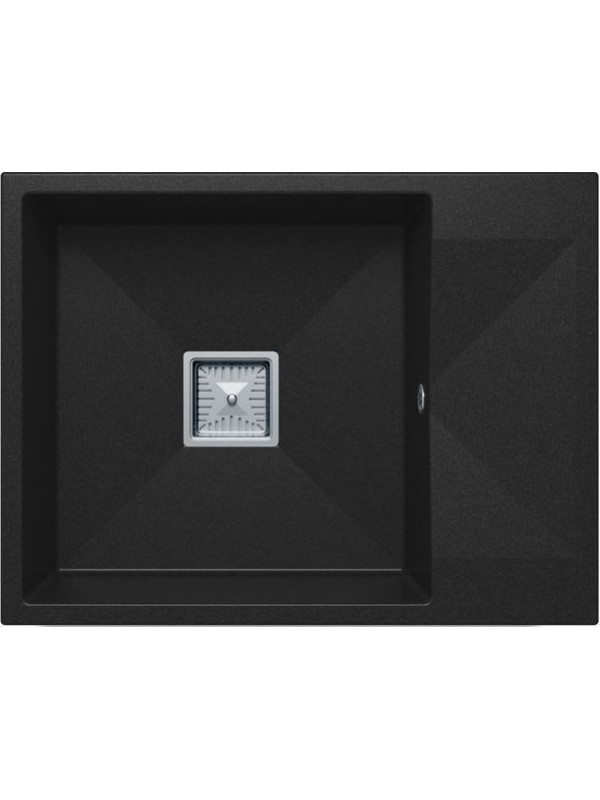 Кухонная мойка Polygran Blade 660 космос черный металлик