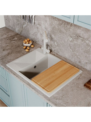 Кухонная мойка Polygran Blade 660 серый интерьер