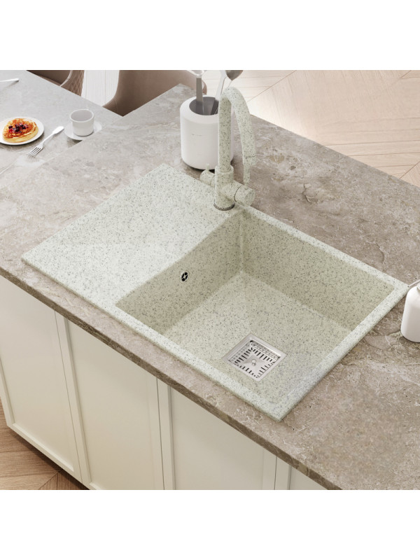 Кухонная мойка Polygran Blade 760 светло-серый