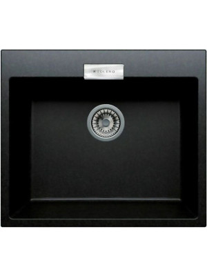 Кухонная мойка Polygran TOLERO 580 космос черный металлик