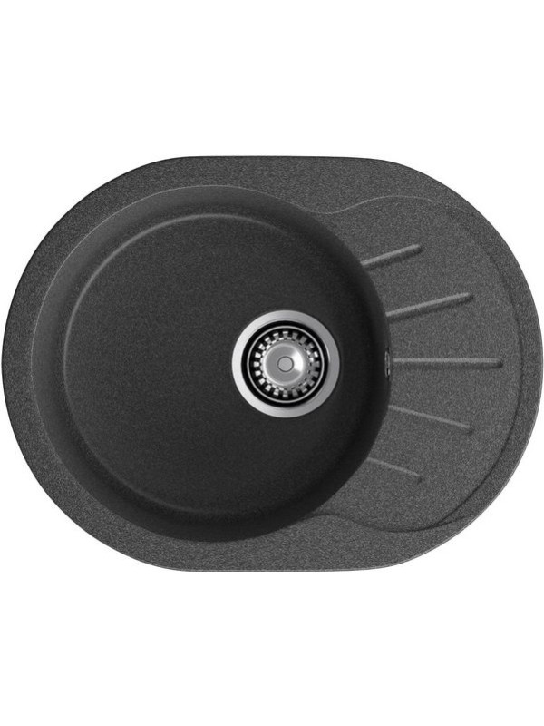 Кухонная мойка GranFest GF-R580L графит