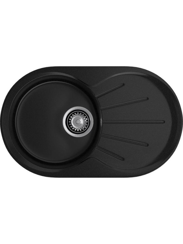 Кухонная мойка GranFest GF-R750L черный