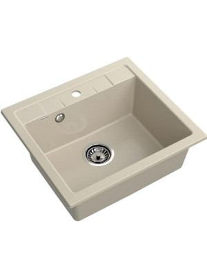 Кухонная мойка Polygran GranFest GF - Q561 топаз вид сбоку