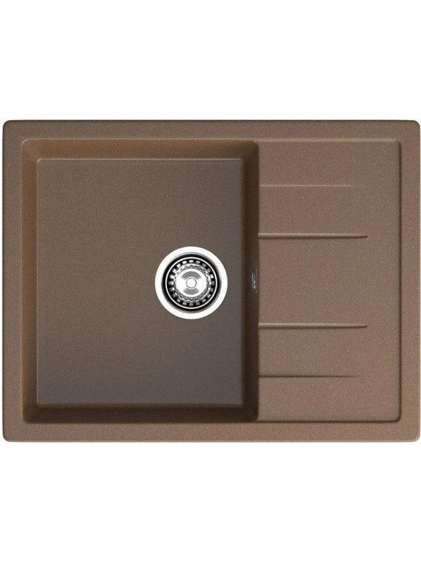 Кухонная мойка Polygran GranFest GF - Q650L терракот