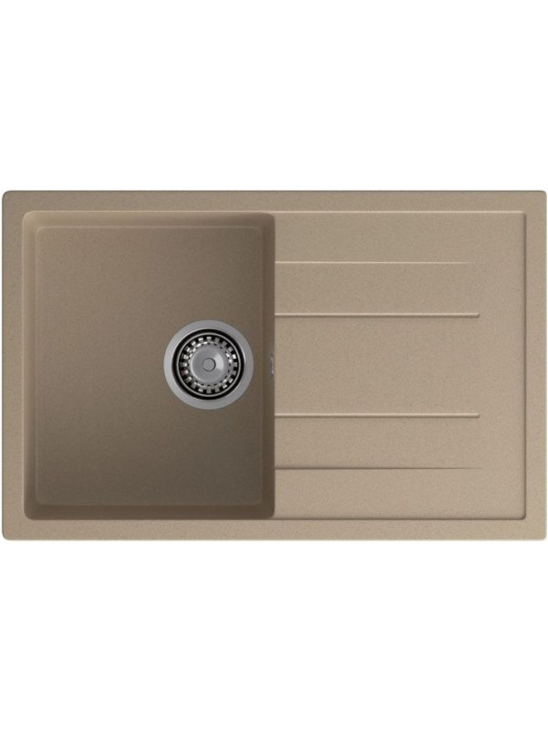 Кухонная мойка Polygran GranFest GF - Q780L песочный