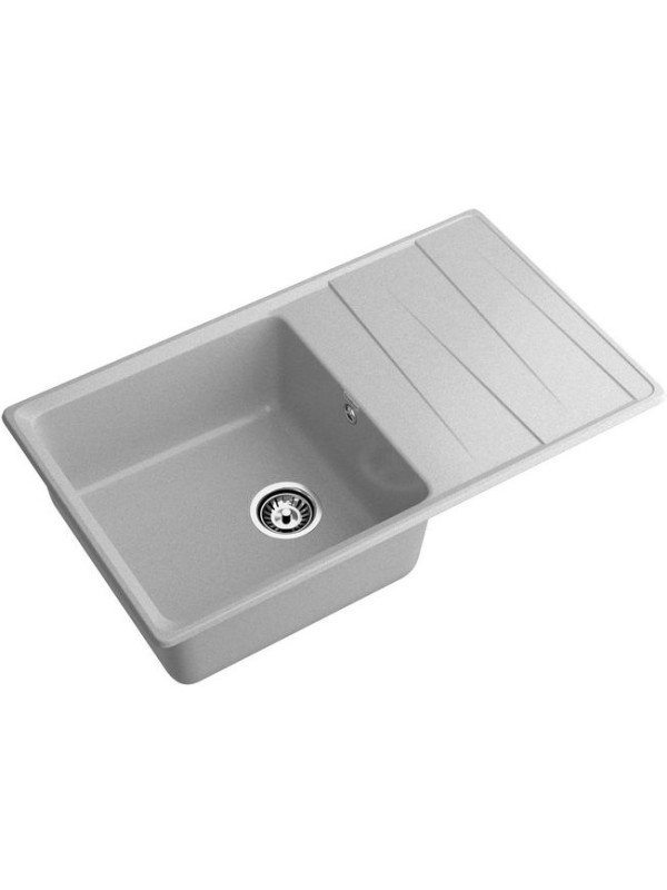 Кухонная мойка Polygran GranFest GF-LV-860L серый dbl