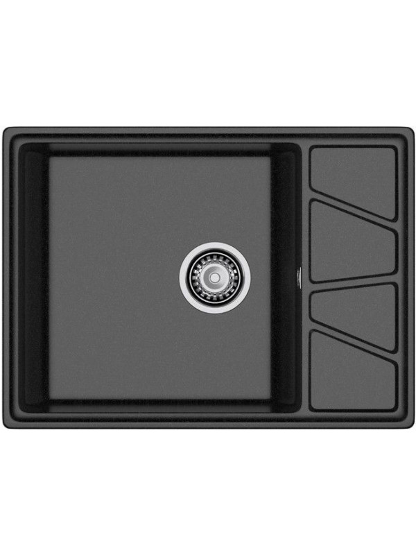 Кухонная мойка GranFest GF-V-680L черный