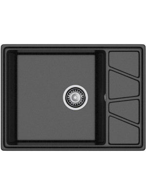 Кухонная мойка GranFest GF-V-680L черный