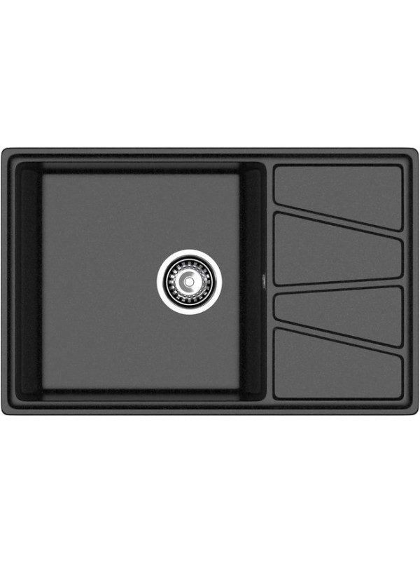 Кухонная мойка GranFest GF-V-780L черный