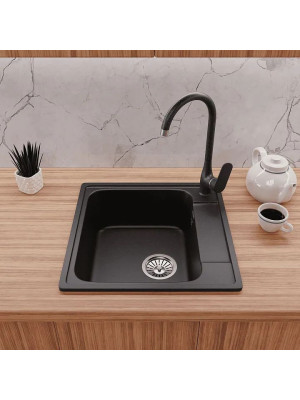 Кухонная мойка GranFest  QUARZ GF-Z48 черный интерьер