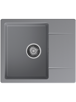 Кухонная мойка GranFest GF-UR-258L темно-серый