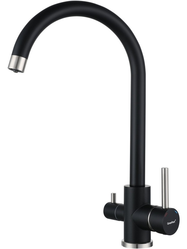Смеситель GranFest QUARZ GF-Z5420 черный