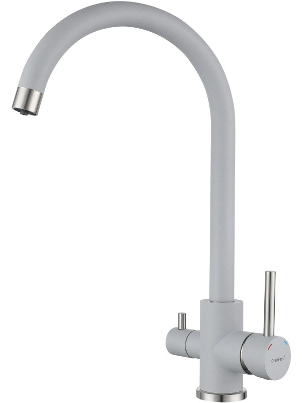 Смеситель GranFest QUARZ GF-Z5420 серый