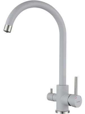 Смеситель GranFest QUARZ GF-Z5420 серый
