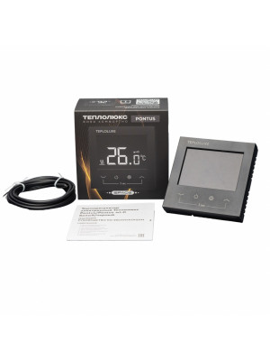 Терморегулятор Теплолюкс Pontus черный Spase комплектация