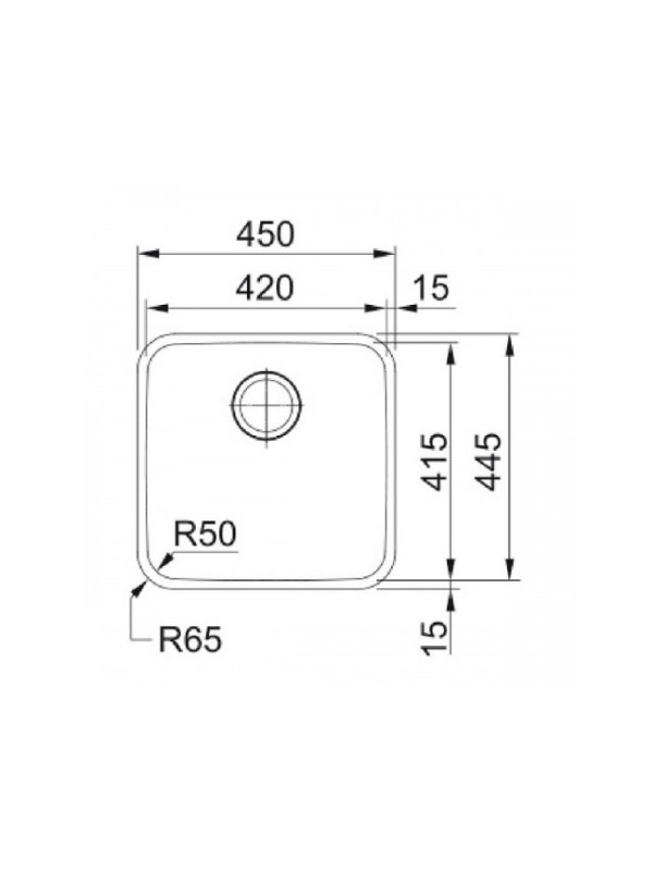 Кухонная мойка Franke BCX 110-42 схема