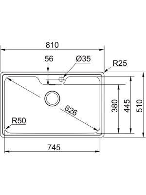 Кухонная мойка Franke BCX 610-81 TL р
