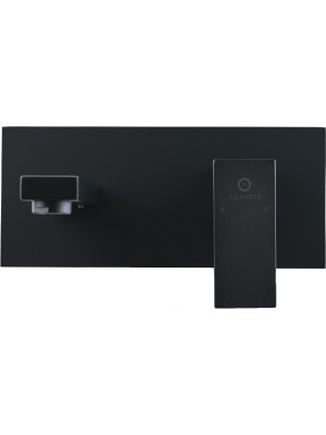 Смеситель Filarete Fing FL4040BL черный спереди