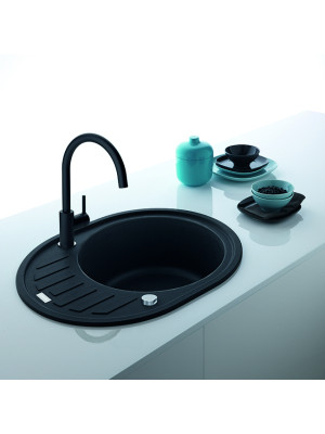 Смеситель Franke Lina XL черный интерьер 3