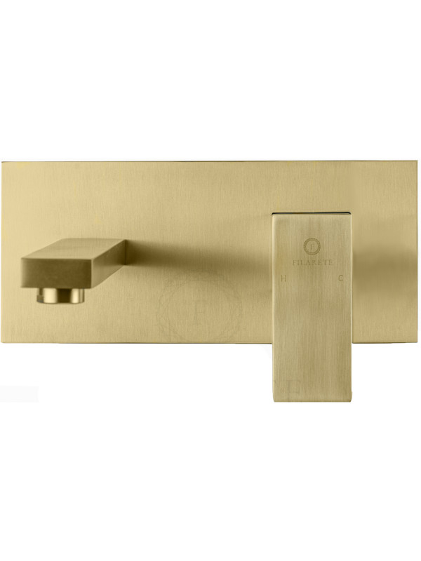 Смеситель Filarete Fing FL4040MG матовое золото спереди