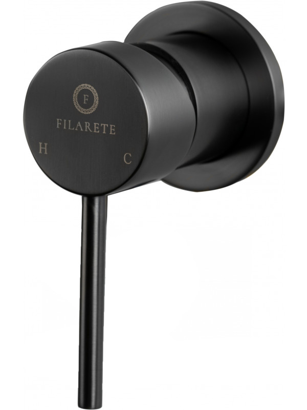 Смеситель Filarete Roun FL4020BG оружейная сталь рычаг