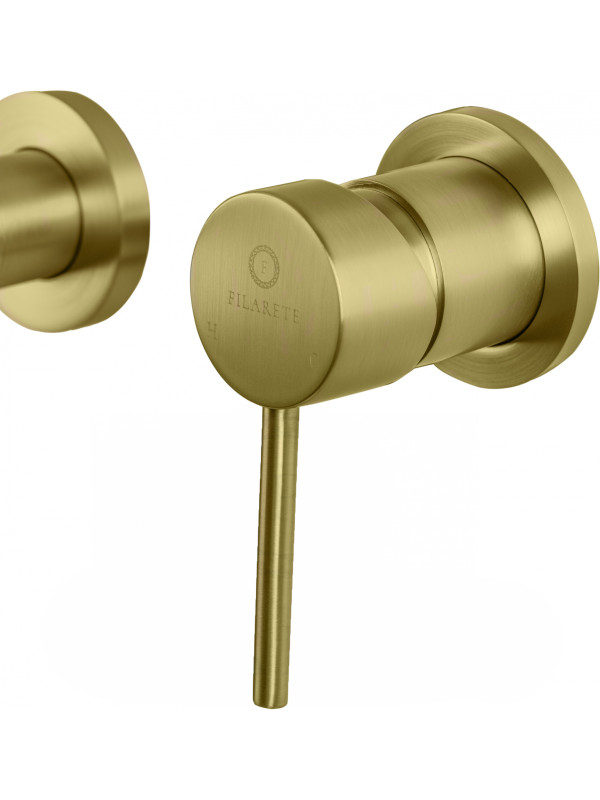 Смеситель Filarete Roun FL4020MG матовое золото рычаг