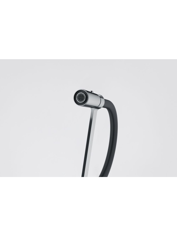 Смеситель Franke Lina Semi-pro хром/черный лейка