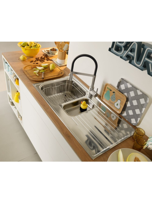 Смеситель Franke Lina Semi-pro хром/черный интерьер