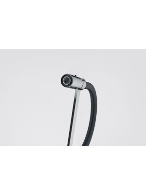 Смеситель Franke Lina Semi-pro хром/черный лейка