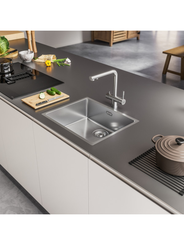 Смеситель Franke Atlas Clear Water нержавеющая сталь интерьер