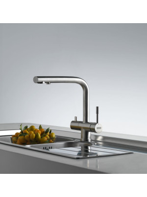 Смеситель Franke Atlas Clear Water нержавеющая сталь интерьер