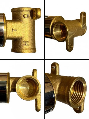 Гигиенический душ Filarete Fing FL100BL латунный блок