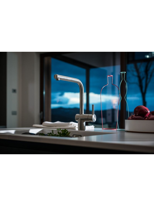 Смеситель Franke Atlas Neo нержавеющая сталь интерьео