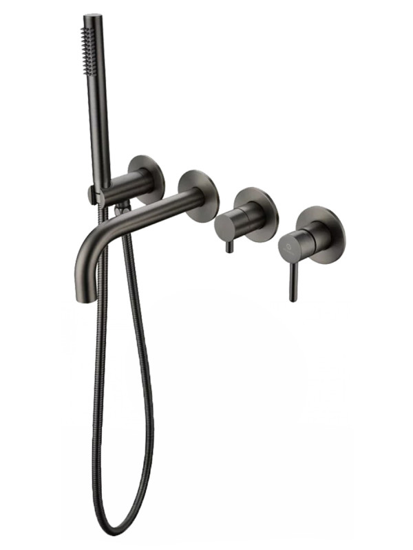 Смеситель Filarete Roun FL2122BG оружейная сталь