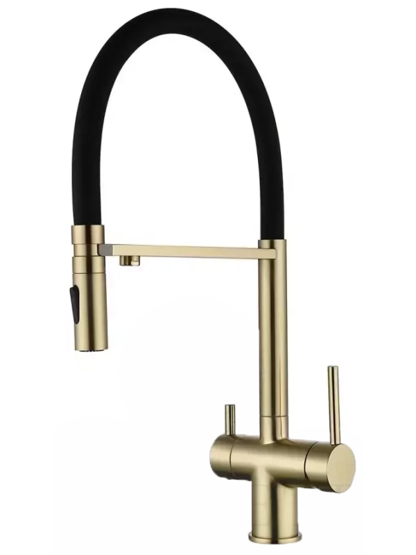 Смеситель Filarete Roun FL3020MG матовое золото